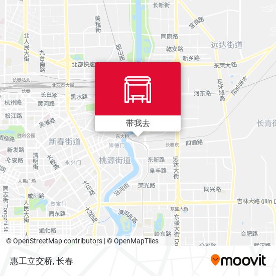 惠工立交桥地图