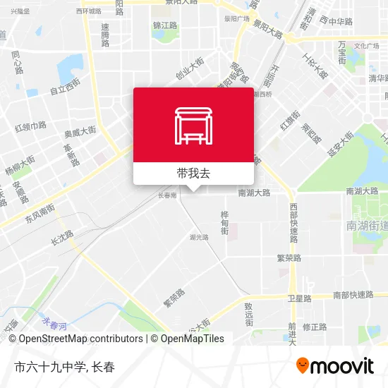 市六十九中学地图