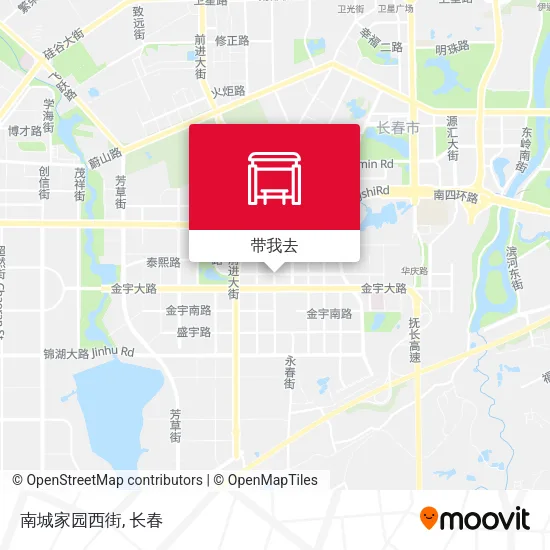 南城家园西街地图