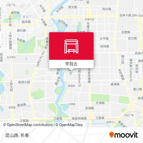 昆山路地图