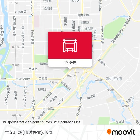 世纪广场(临时停靠)地图