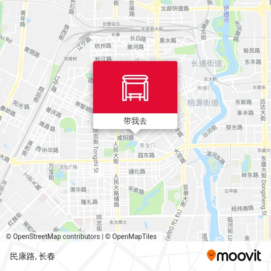民康路地图