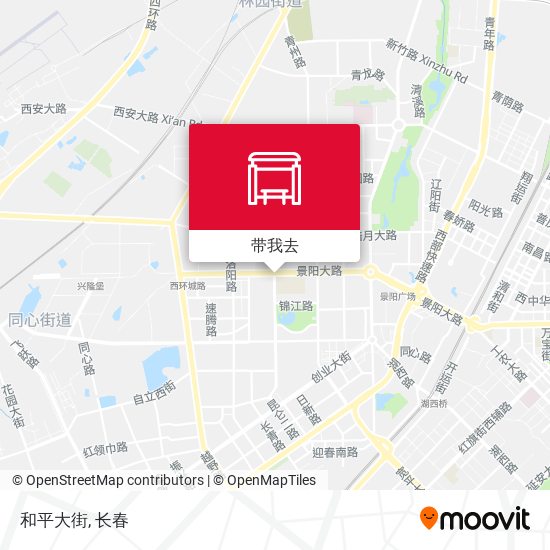 和平大街地图