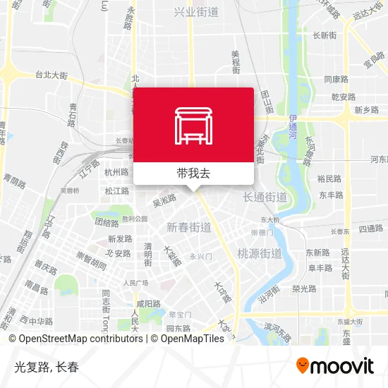 光复路地图