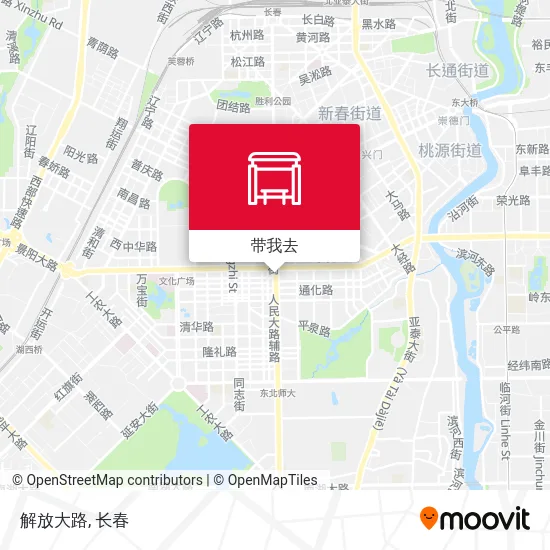 解放大路地图