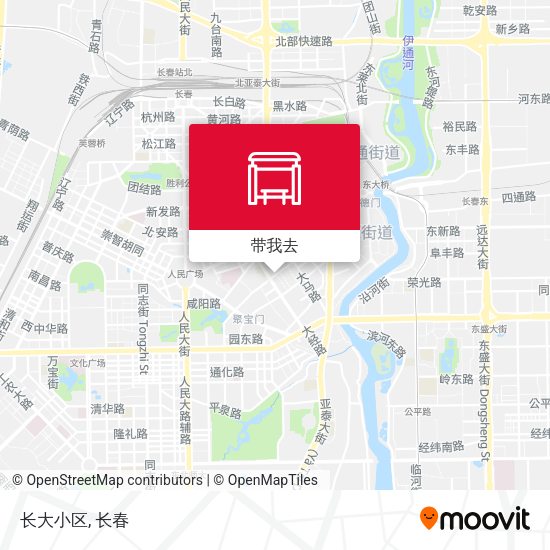 长大小区地图