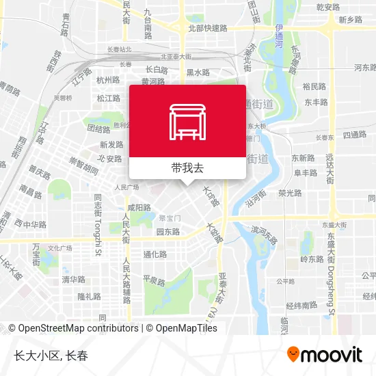 长大小区地图