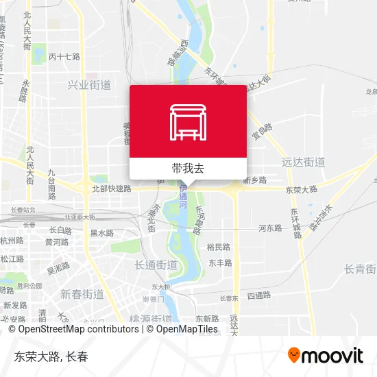 东荣大路地图