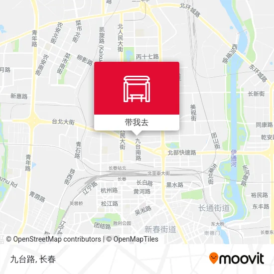 九台路地图