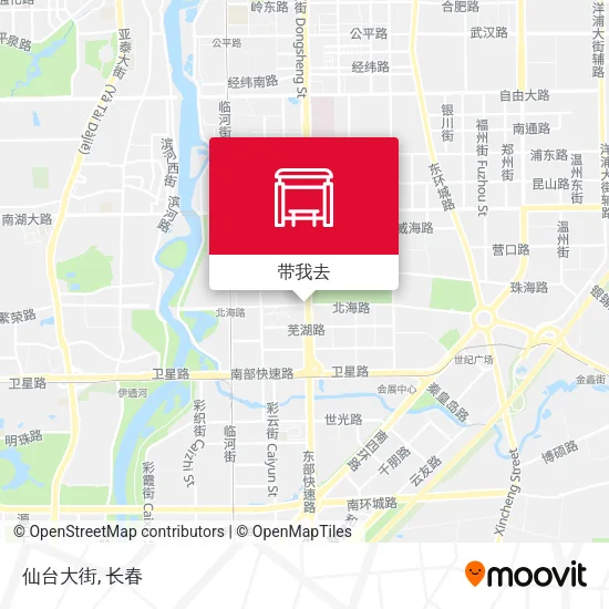 仙台大街地图