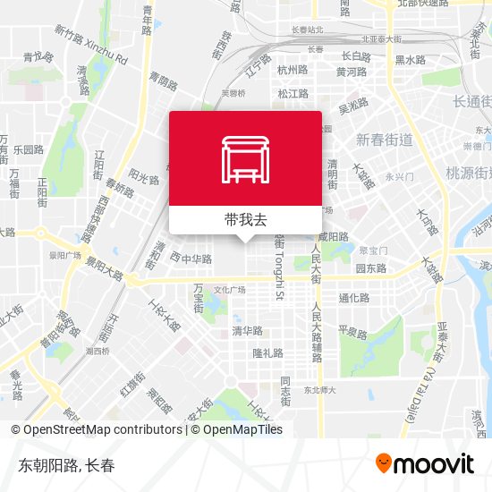东朝阳路地图