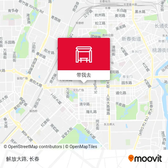 解放大路地图