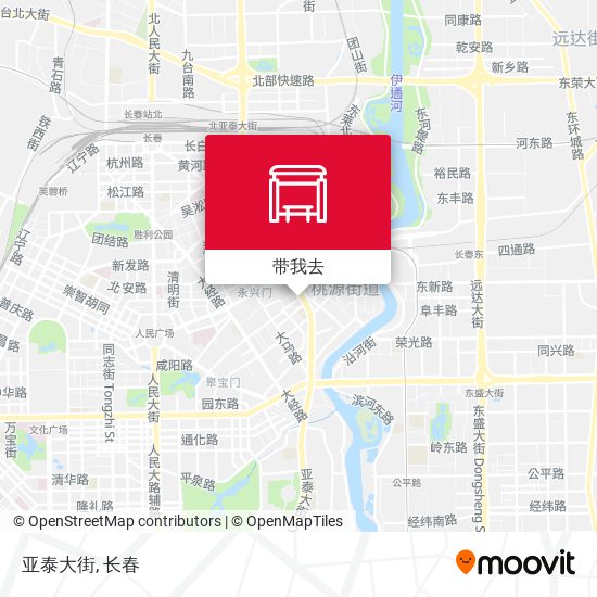 亚泰大街地图