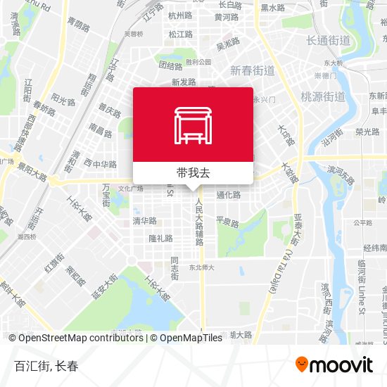 百汇街地图