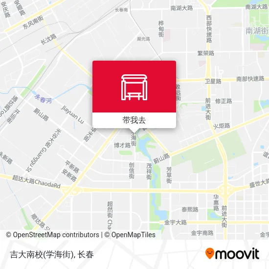吉大南校(学海街)地图
