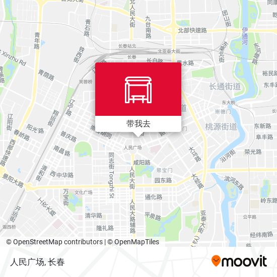 人民广场地图