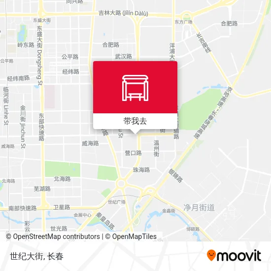 世纪大街地图