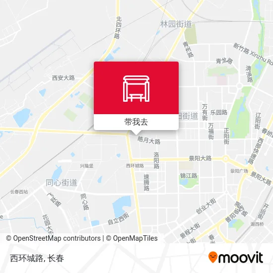 西环城路地图