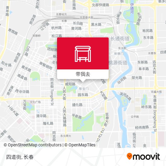 四道街地图