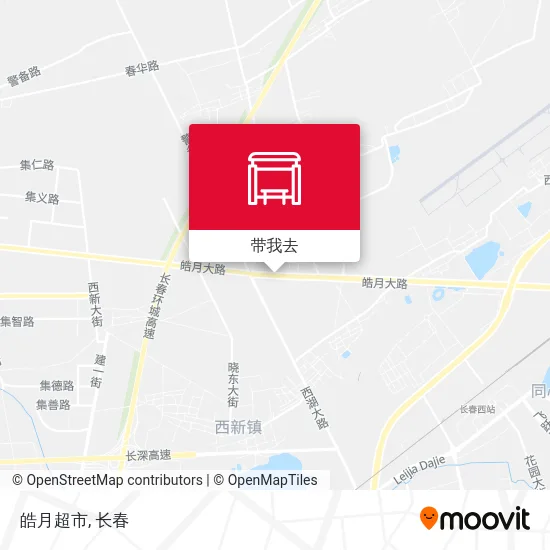 皓月超市地图
