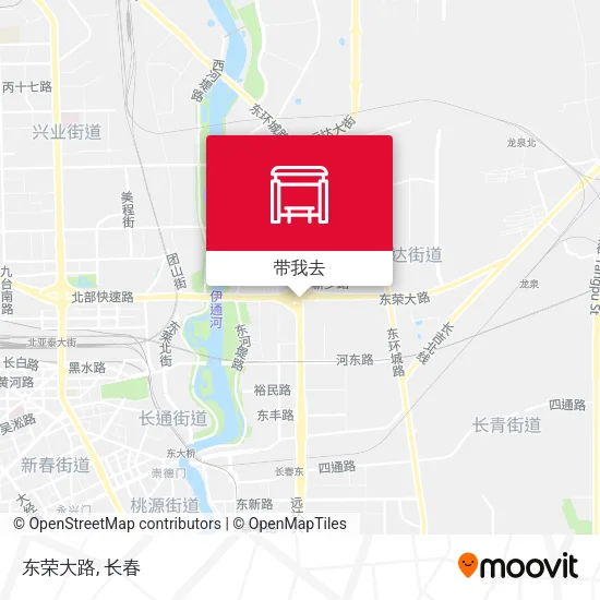 东荣大路地图