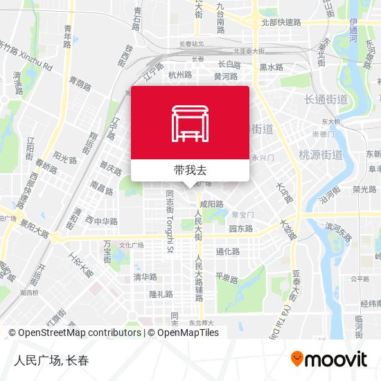 人民广场地图