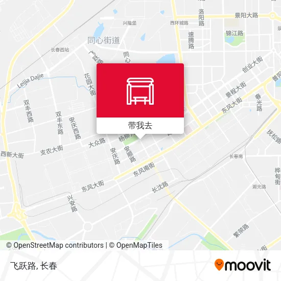 飞跃路地图