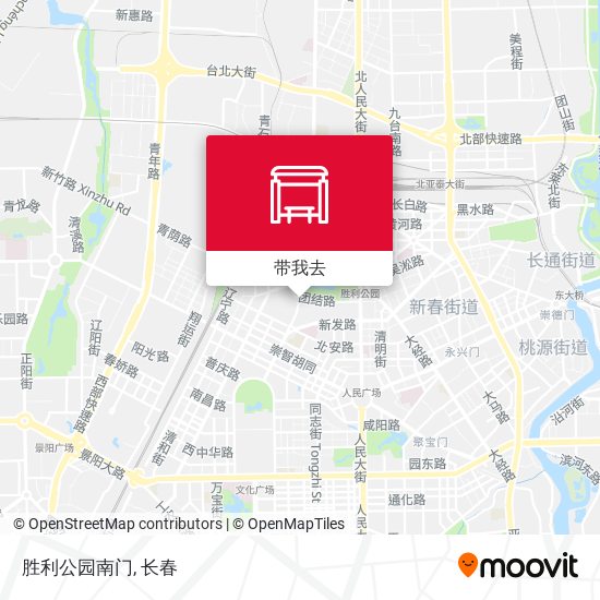 胜利公园南门地图