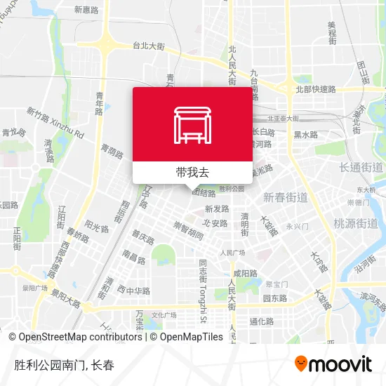胜利公园南门地图