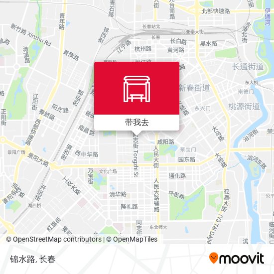 锦水路地图