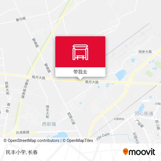民丰小学地图