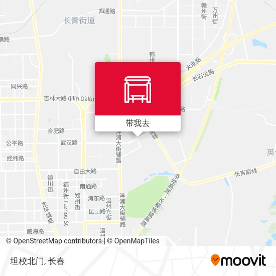 坦校北门地图