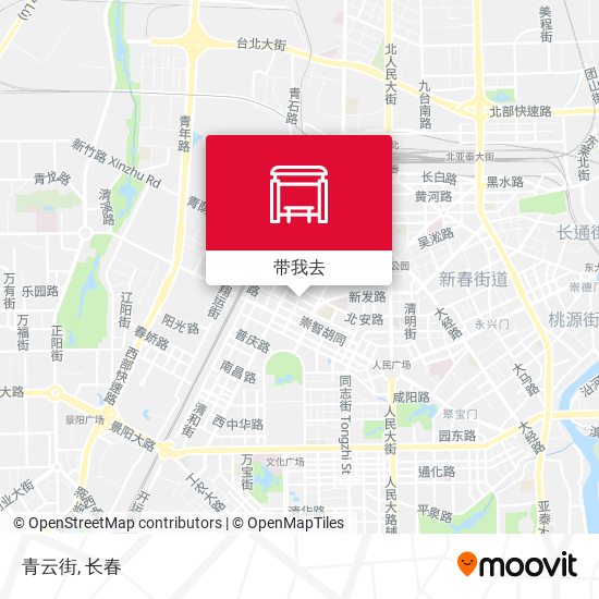 青云街地图