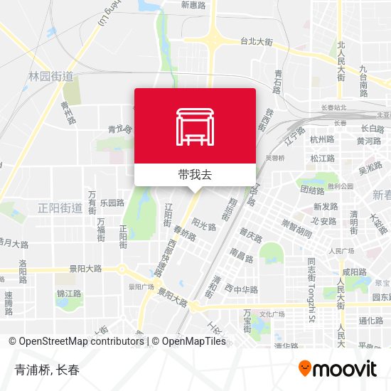 青浦桥地图