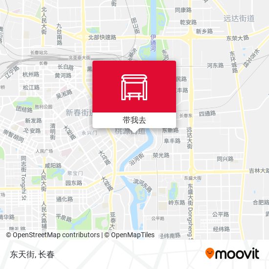 东天街地图
