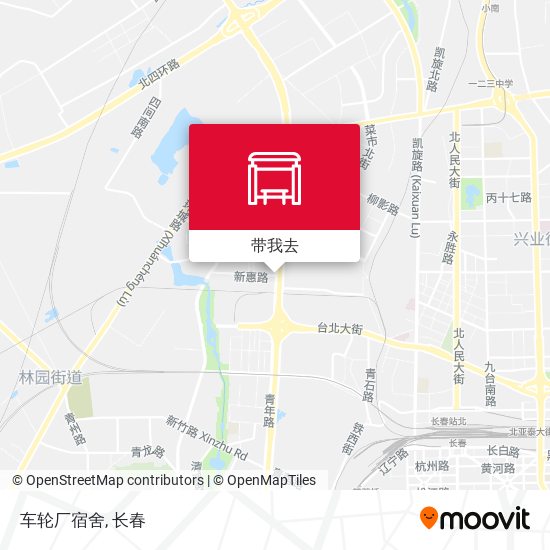 车轮厂宿舍地图