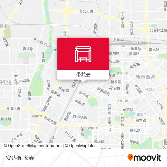 安达街地图