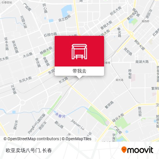 欧亚卖场八号门地图