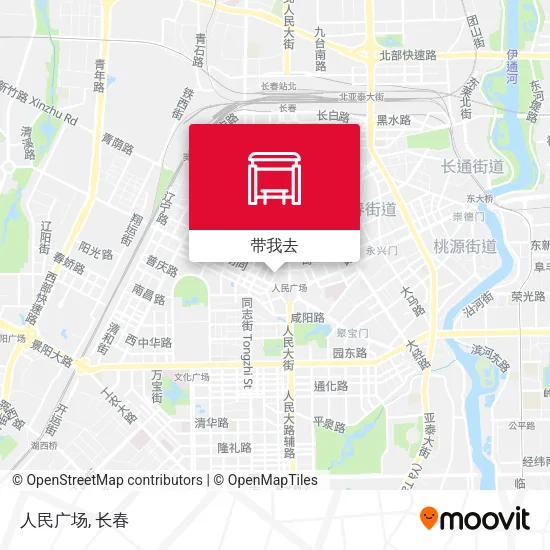 人民广场地图
