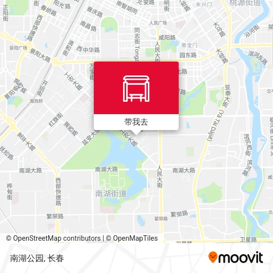 南湖公园地图