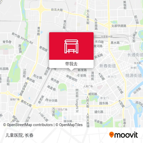 儿童医院地图