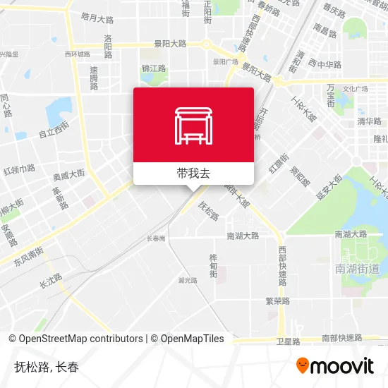抚松路地图