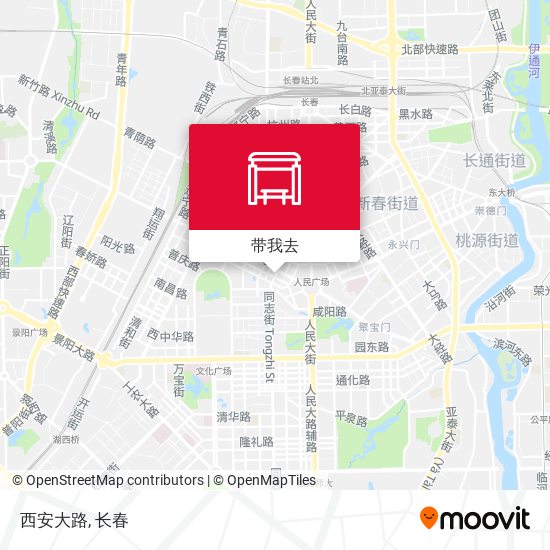 西安大路地图