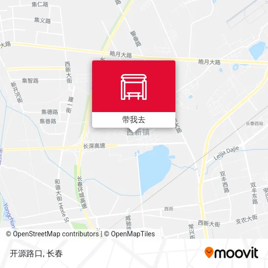 开源路口地图