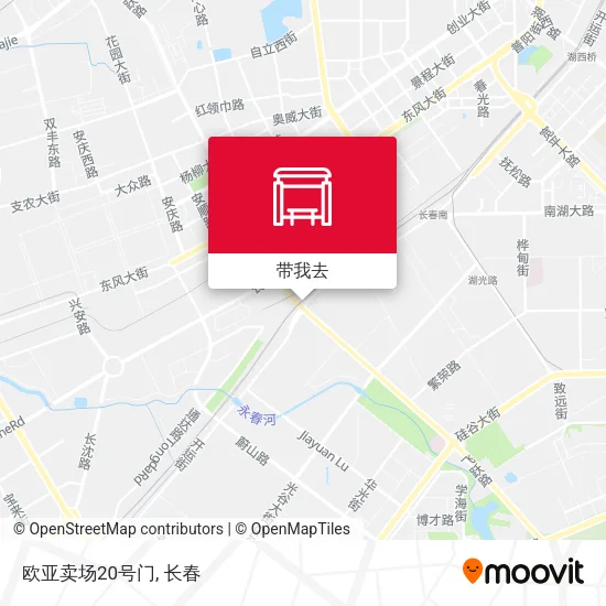 欧亚卖场20号门地图