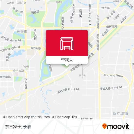 东三家子地图