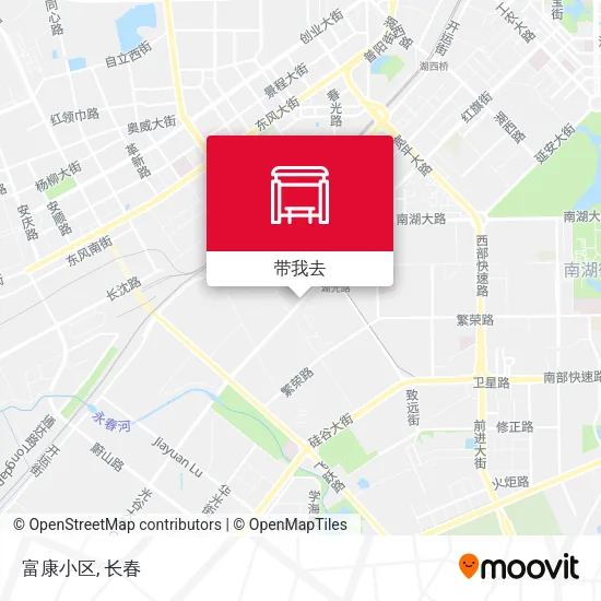 富康小区地图