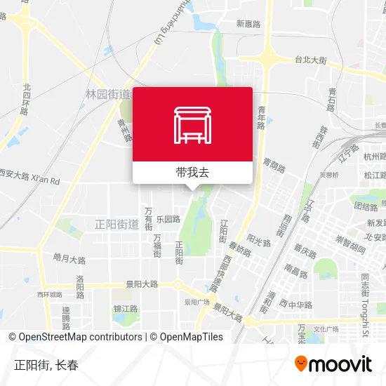 正阳街地图
