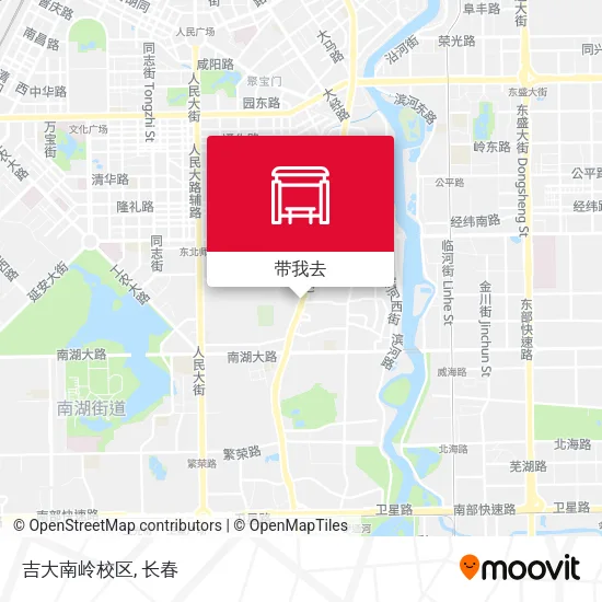吉大南岭校区地图