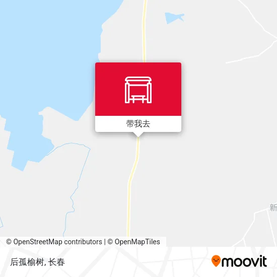 后孤榆树地图
